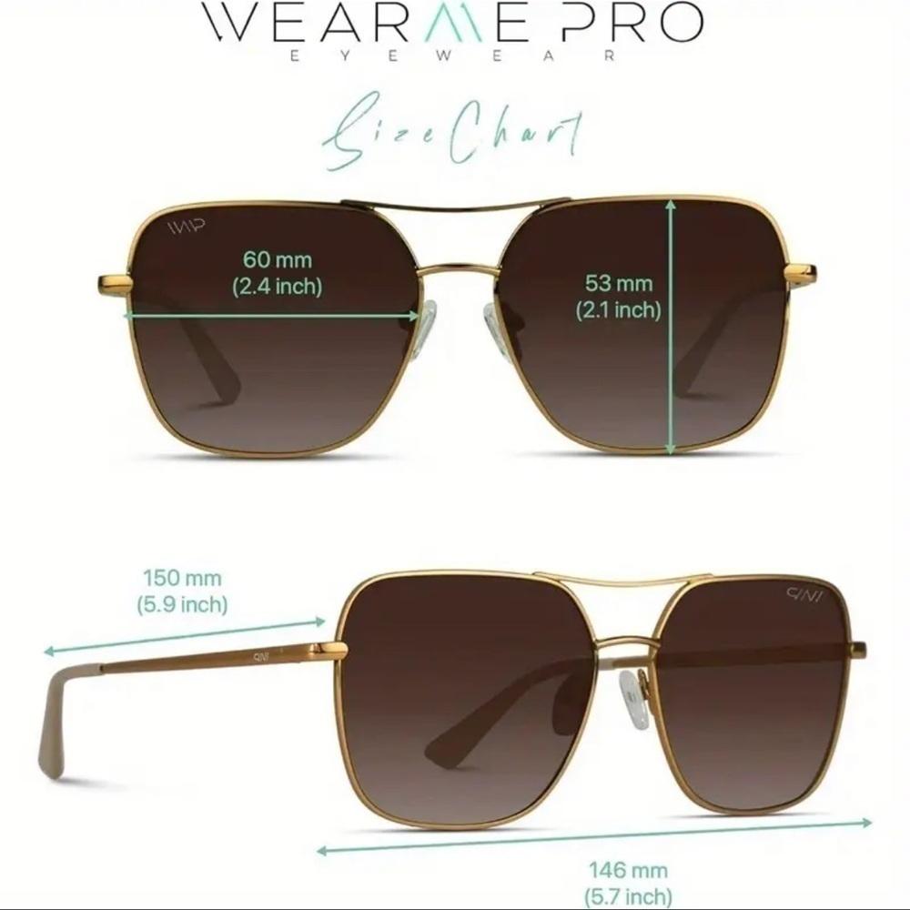 Luxury Oversized Metal Polarized Sunglasses - Picture 5 of 6